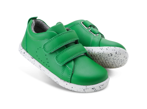 little brogues Childrens shoes online Bobux grass court I-walk angle emerald