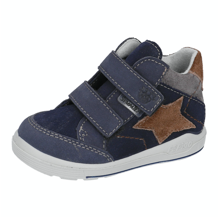 little brogues Childrens shoes online ricosta Kimi blue waterproof angle