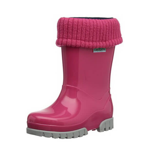 little brogues Childrens shoes online term welly pink side