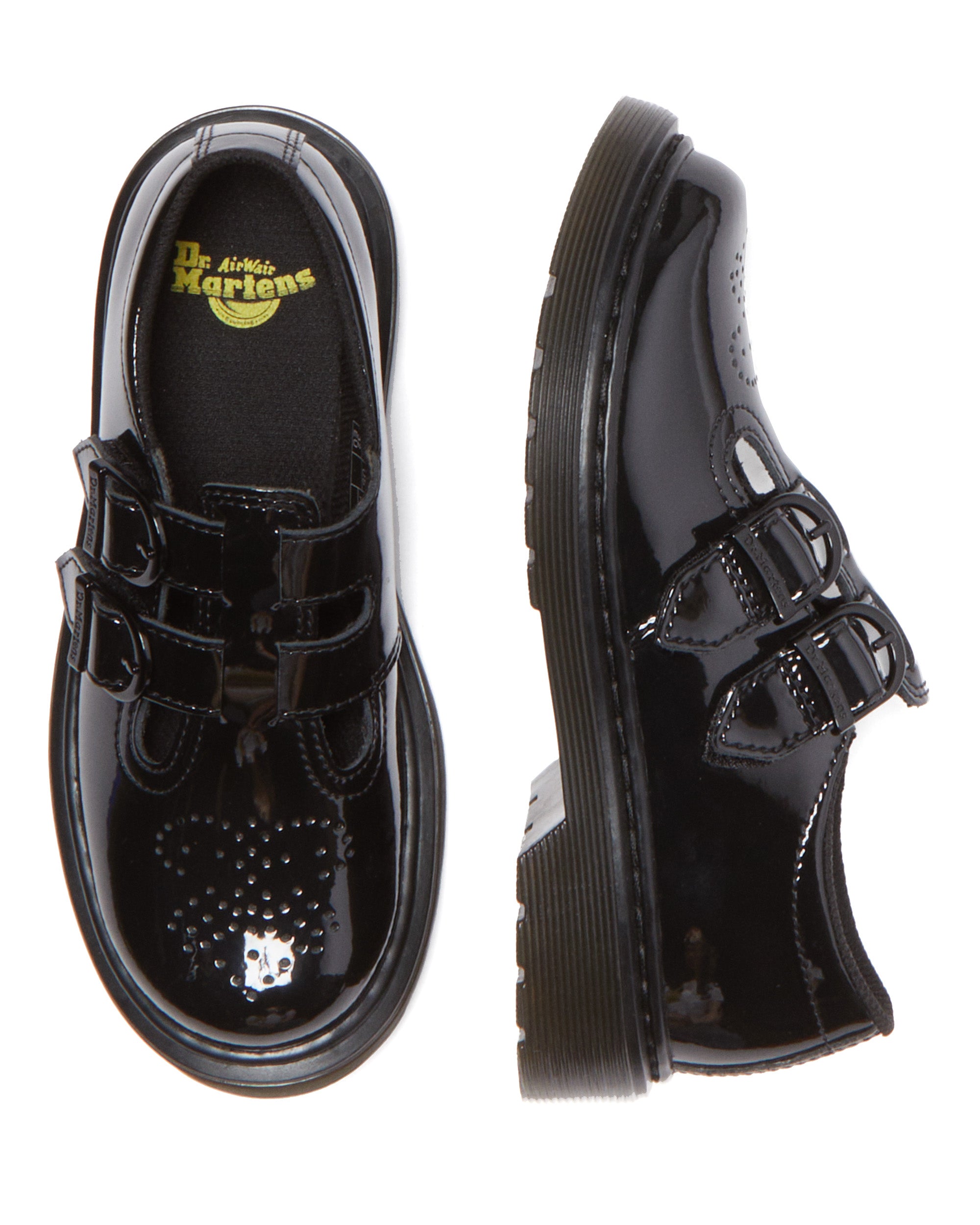 Shoes Girls Patent Doc Martens Dr Martens 8065J Black Patent