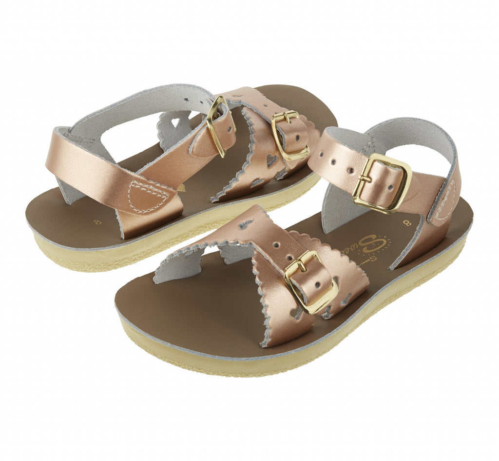 little brogues Childrens sandals online salt-water sweetheart rose gold