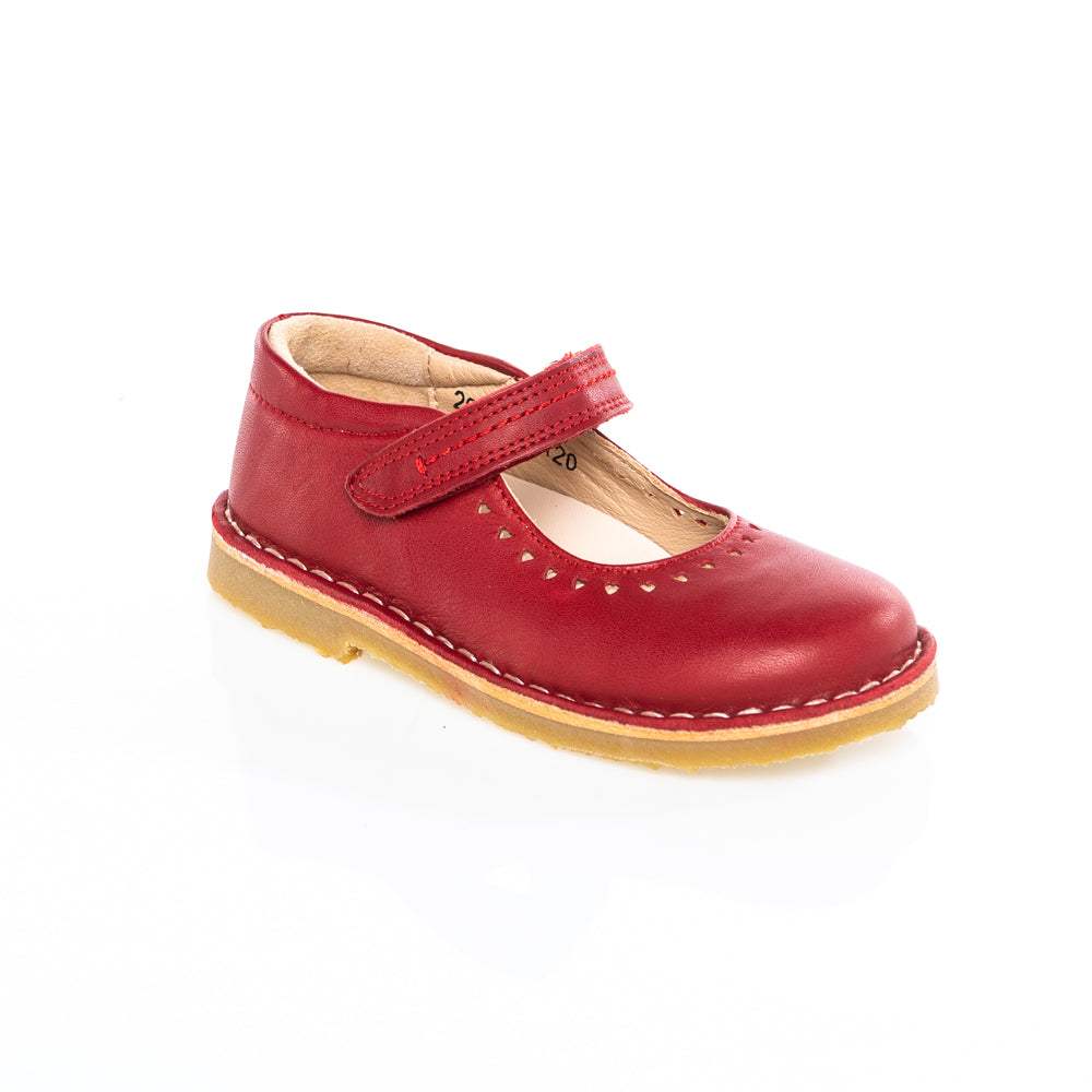 little brogues Childrens shoes online petasil nadia red angle