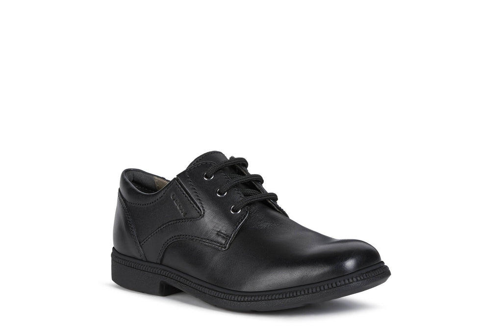 little brogues Childrens school shoes online, Geox Federico boys school shoe angle