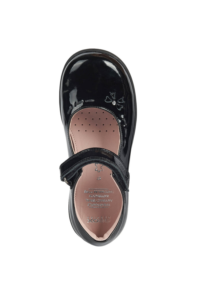 little brogues Childrens school shoes online naimara Mary-jane black patent top