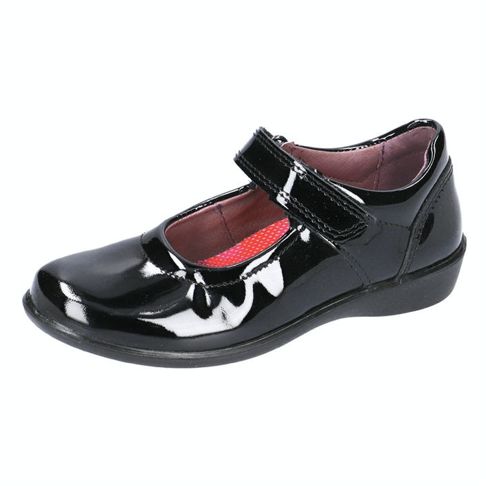 little brogues Childrens school shoes online Ricosta Beth black patent Mary Jane school shoe