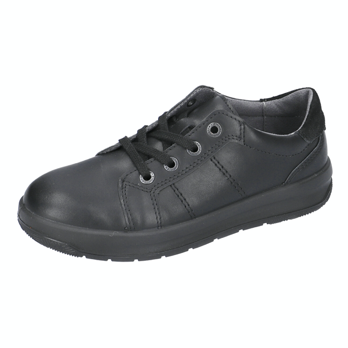 little brogues Childrens school shoes online Ricosta ray lace up black angle