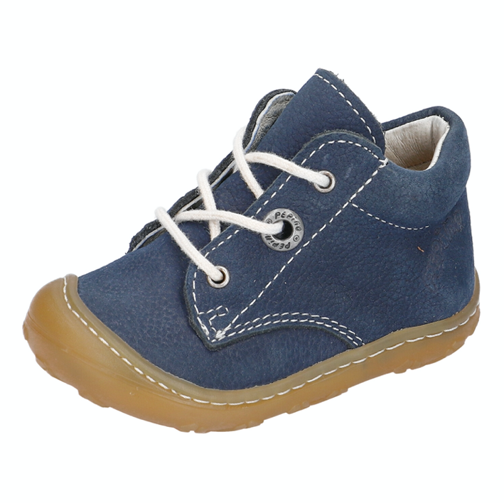little brogues Childrens shoes online Ricosta cory navy lace up boot angle