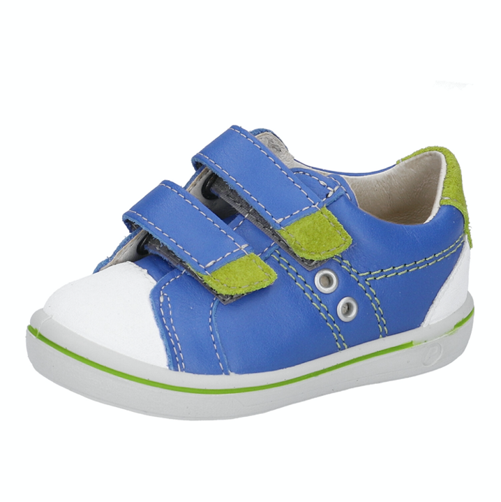 little brogues Childrens shoes online Ricosta nippy velcro angle Azur