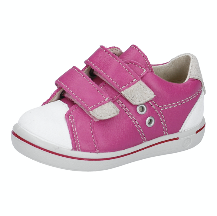 little brogues Childrens shoes online Ricosta nippy velcro angle pink