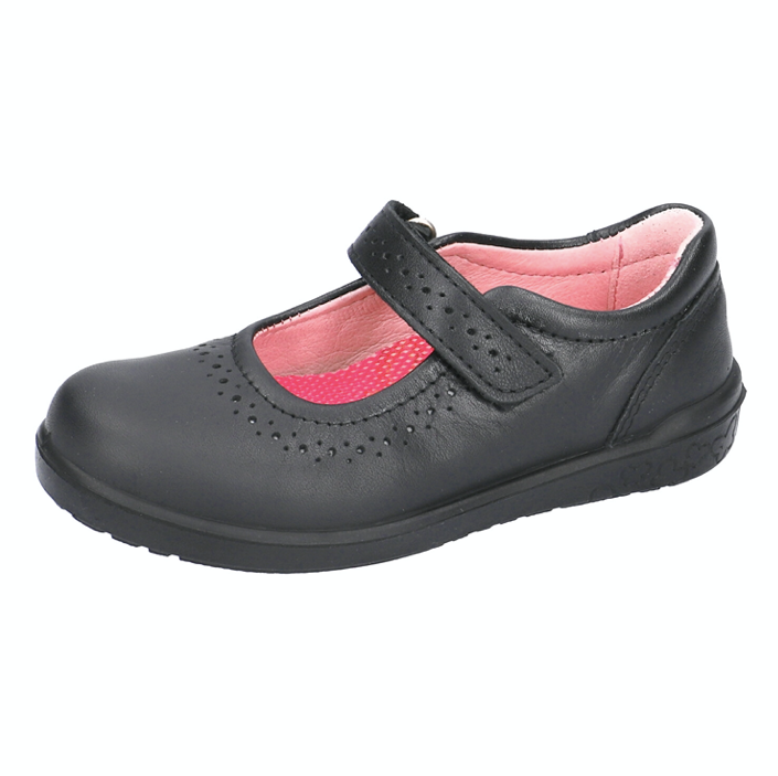 Ricosta Lillia school shoe Black leather