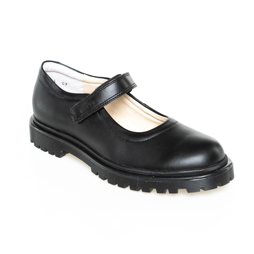 little brogues school shoes online Froddo Lea Mary Jane black leather