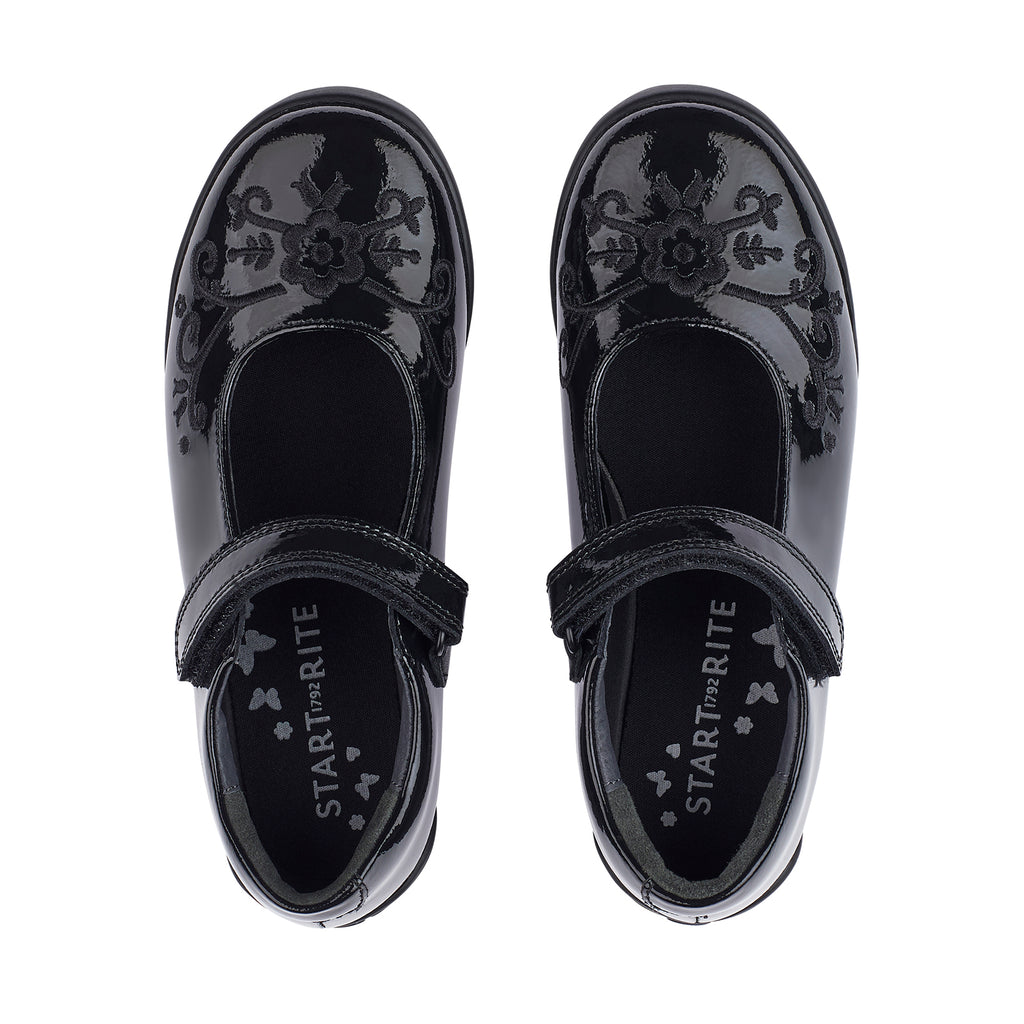 little brogues Childrens school shoes online start-rite hopscotch Mary-jane patent top